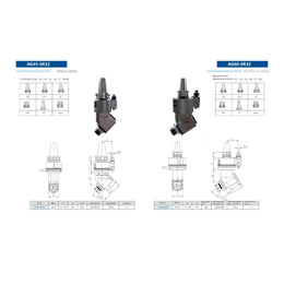 Кутова головка AG60-ER32