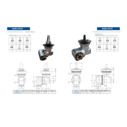 Кутова головка AGBU-BT50
