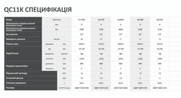 Гільйотинна різальна машина QC11K